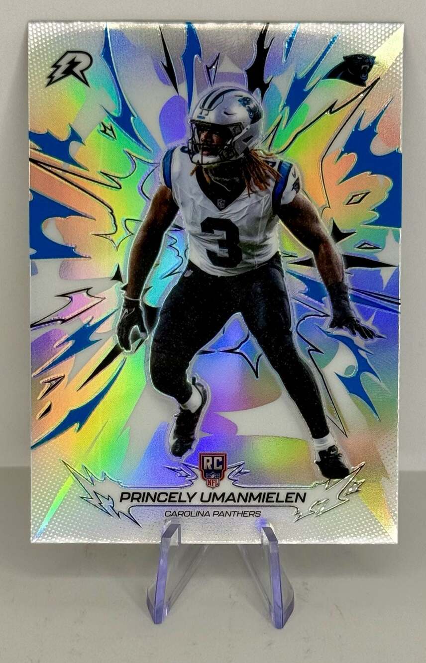 Princely Umanmielen 2025 Topps Resurgence Carolina Panthers Refractor Rookie